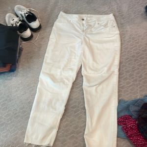 Chicos Platinum white jeans Size 1